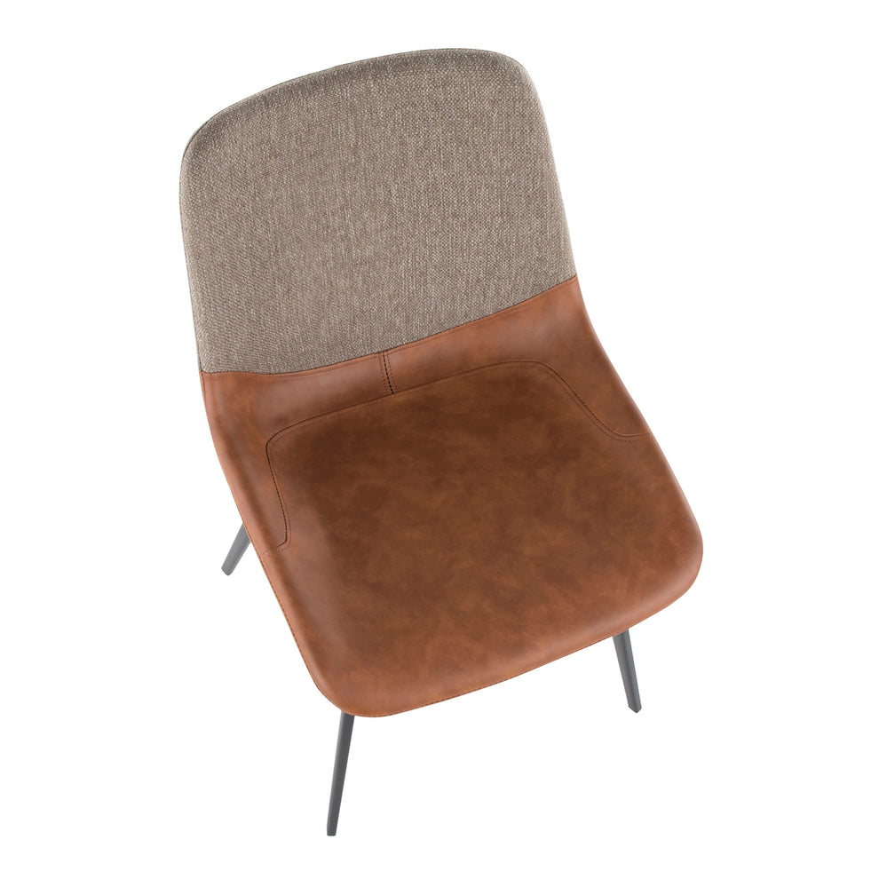 LumiSource Outlaw Two-Tone Chair - Set of 2 | Modishstore | Dining Chairs - 6