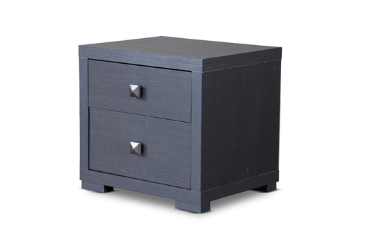 Baxton Studio Espresso Silverstone Modern Nightstand | Modishstore | Nightstands