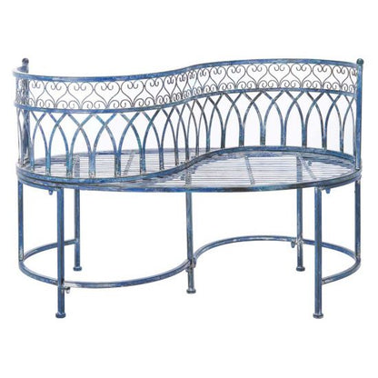 Safavieh Lara Kissing Bench | Outdoor Stools & Benches |  Modishstore  - 7