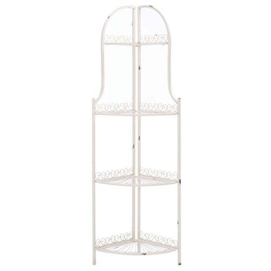 Safavieh Abarrane Wrought Iron 4 Tier Outdoor Corner Shelf | Shelves & Shelving Units |  Modishstore  - 5