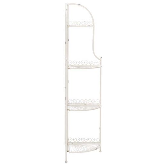 Safavieh Abarrane Wrought Iron 4 Tier Outdoor Corner Shelf | Shelves & Shelving Units |  Modishstore  - 6