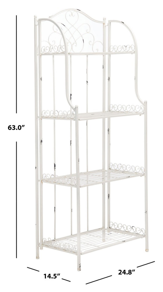Safavieh Amaris 4 Tier Shelf | Shelves & Shelving Units |  Modishstore  - 4