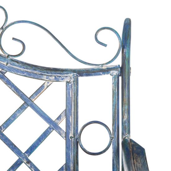 Safavieh Abner Wrought Iron 45.75-Inch W Outdoor Garden Bench | Outdoor Stools & Benches |  Modishstore  - 8