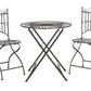 Safavieh Belen Bistro Set, One Table And Two Chairs | Outdoor Dining Sets |  Modishstore  - 4