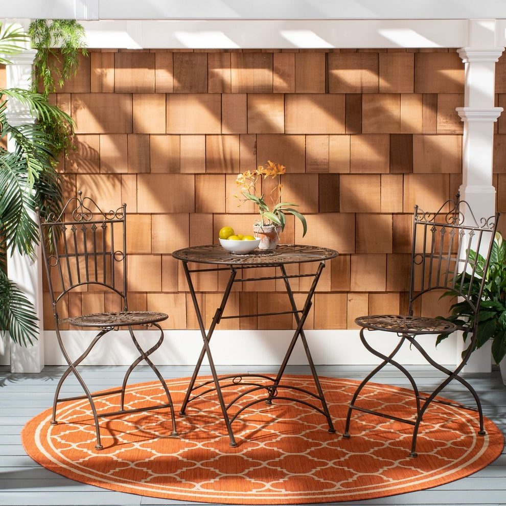 Safavieh Belen Bistro Set, One Table And Two Chairs | Outdoor Dining Sets |  Modishstore  - 5
