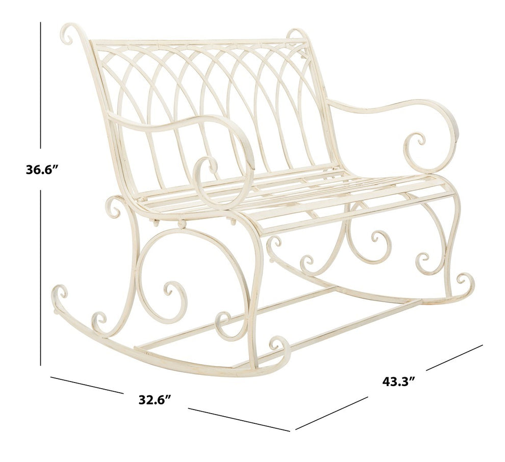 Safavieh Ressi Rock Bench | Outdoor Stools & Benches |  Modishstore  - 2