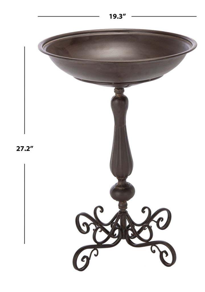 Safavieh Orian Bird Bath | Outdoor Decor |  Modishstore  - 4