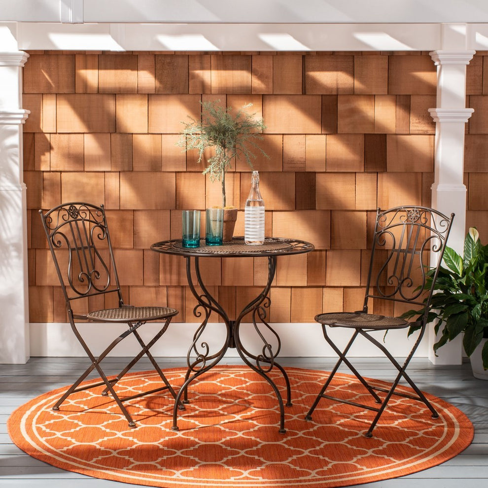 Safavieh Semly 3Pcs Bistro Setting | Outdoor Dining Sets | Modishstore - 6