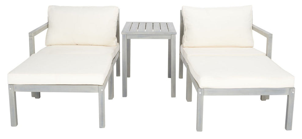 Safavieh Pratia 5Pc Outdoor Set | Outdoor Patio |  Modishstore  - 2