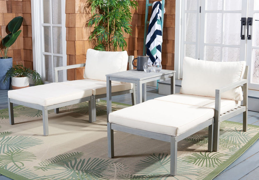 Safavieh Pratia 5Pc Outdoor Set | Outdoor Patio |  Modishstore 