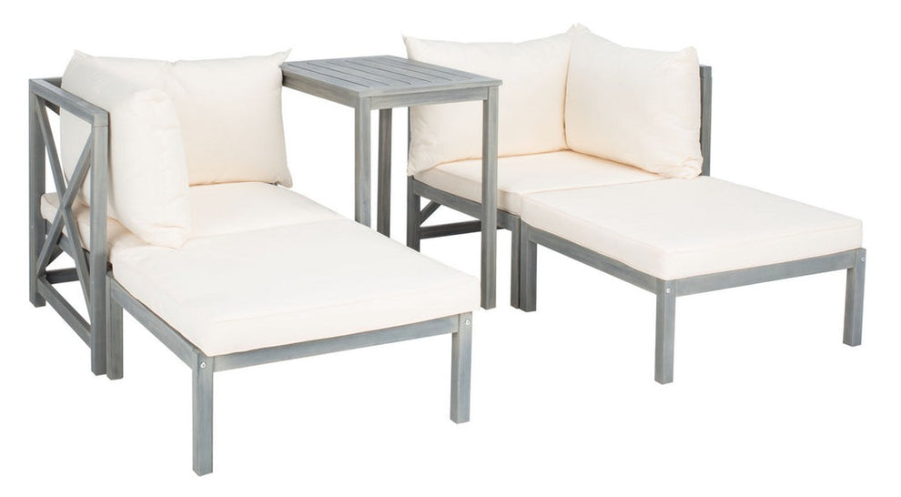 Safavieh Ronson 5 Pc Sectional Set | Outdoor Patio |  Modishstore  - 10