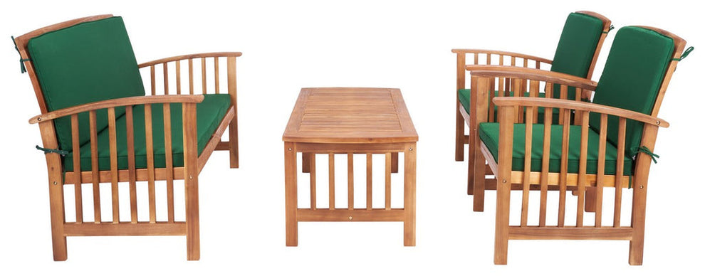 Safavieh Rocklin 4 Pc Outdoor Set | Outdoor Sofas, Loveseats & Sectionals |  Modishstore  - 11