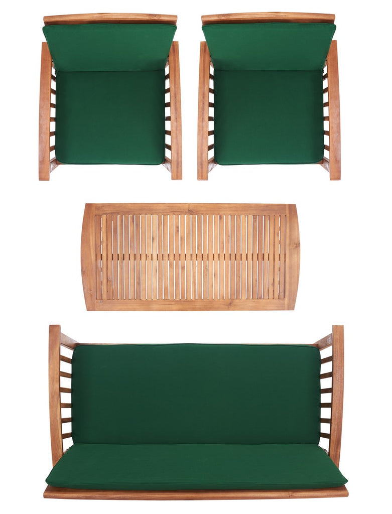 Safavieh Fontana 4 Pc Outdoor Set | Outdoor Sofas, Loveseats & Sectionals |  Modishstore  - 34