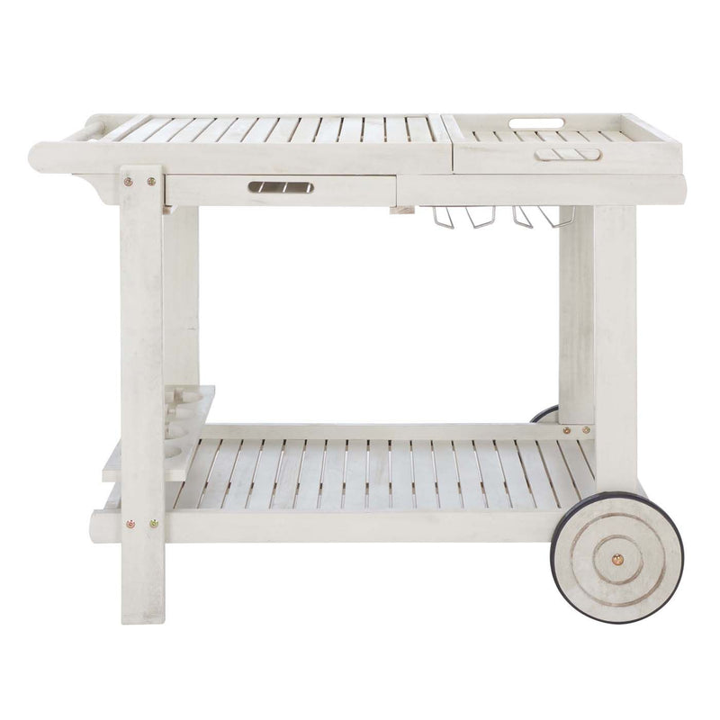 Safavieh Orland Tea Trolly | Outdoor Tables |  Modishstore  - 2