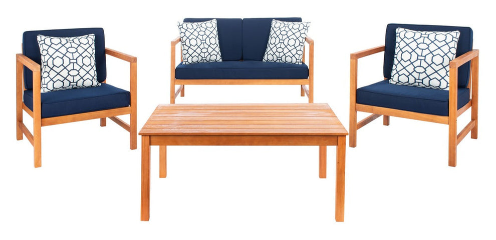 Safavieh Montez 4 Piece Set | Outdoor Sofas, Loveseats & Sectionals |  Modishstore  - 10