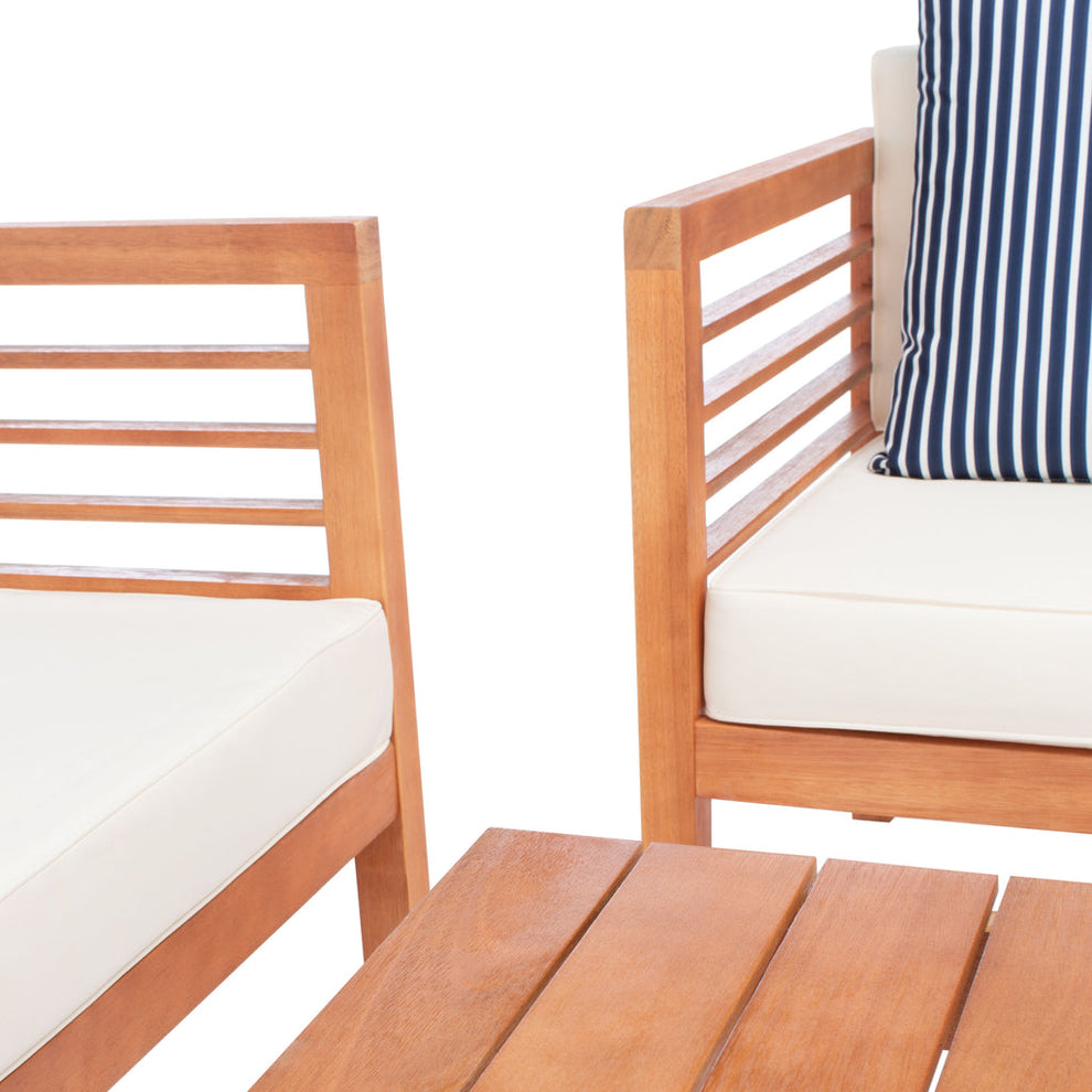 Safavieh Alda 4 Piece Set | Outdoor Sofas, Loveseats & Sectionals |  Modishstore  - 5