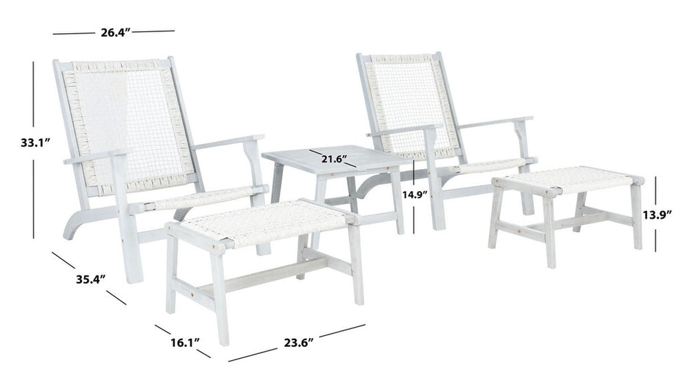 Safavieh Chantelle Living Set | Outdoor Patio |  Modishstore  - 15