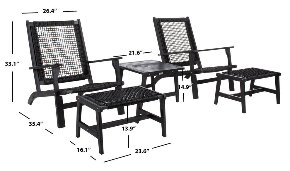 Safavieh Chantelle Living Set | Outdoor Patio |  Modishstore  - 24