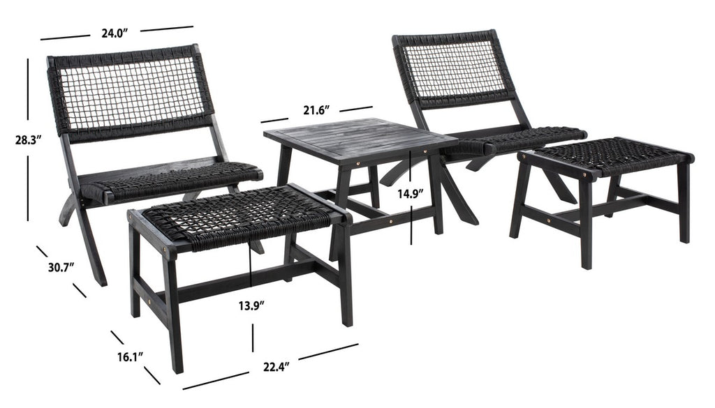 Safavieh Casella Living Set | Outdoor Patio |  Modishstore  - 21
