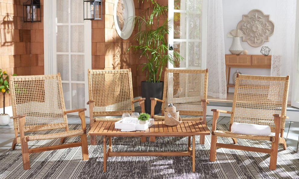 Safavieh Deven Living Set | Outdoor Dining Sets |  Modishstore 