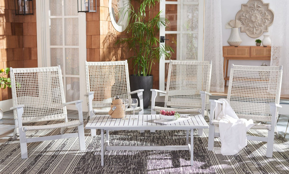 Safavieh Deven Living Set | Outdoor Dining Sets |  Modishstore  - 8