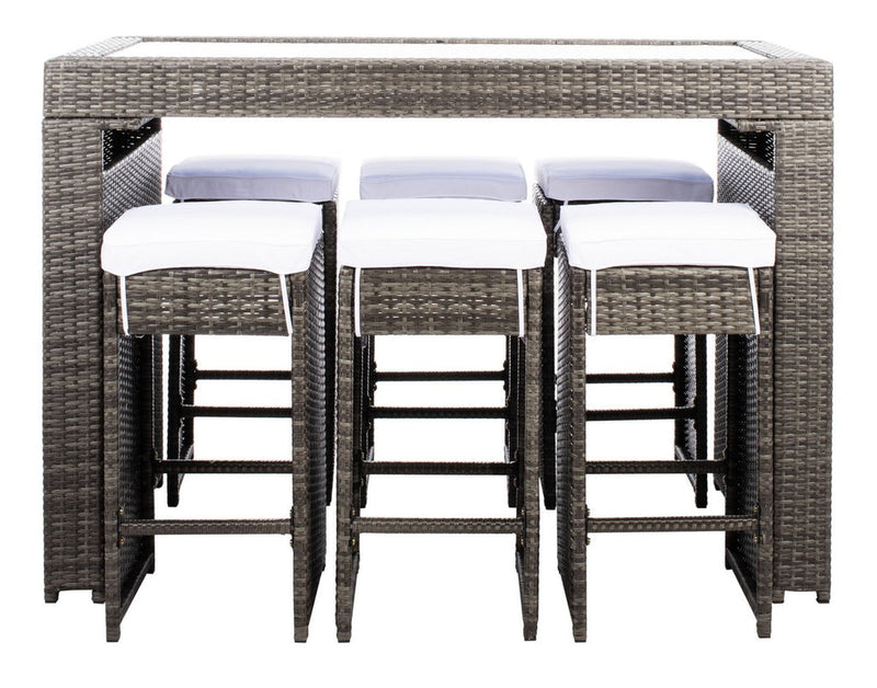 Safavieh Horus Dining Set | Outdoor Dining Sets |  Modishstore  - 2