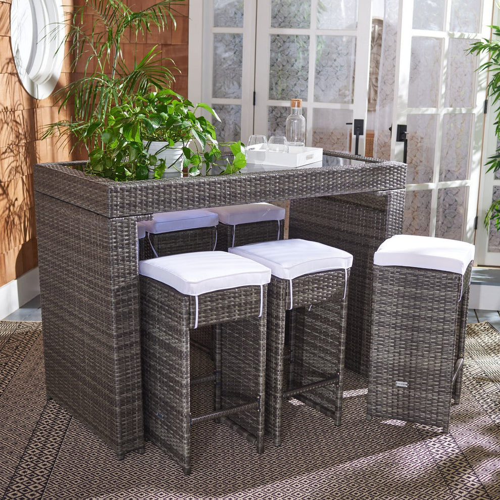 Safavieh Horus Dining Set | Outdoor Dining Sets |  Modishstore  - 12