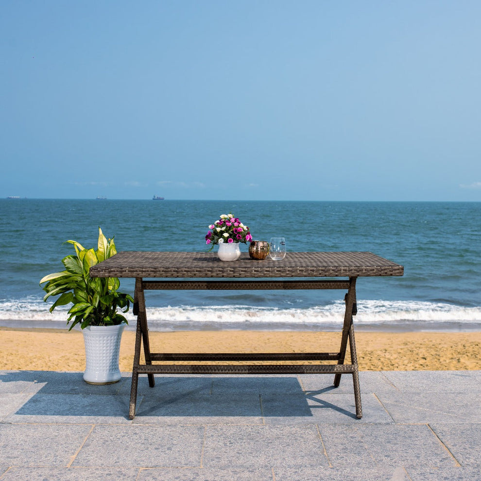 Safavieh Akita Folding Table | Outdoor Tables |  Modishstore  - 2