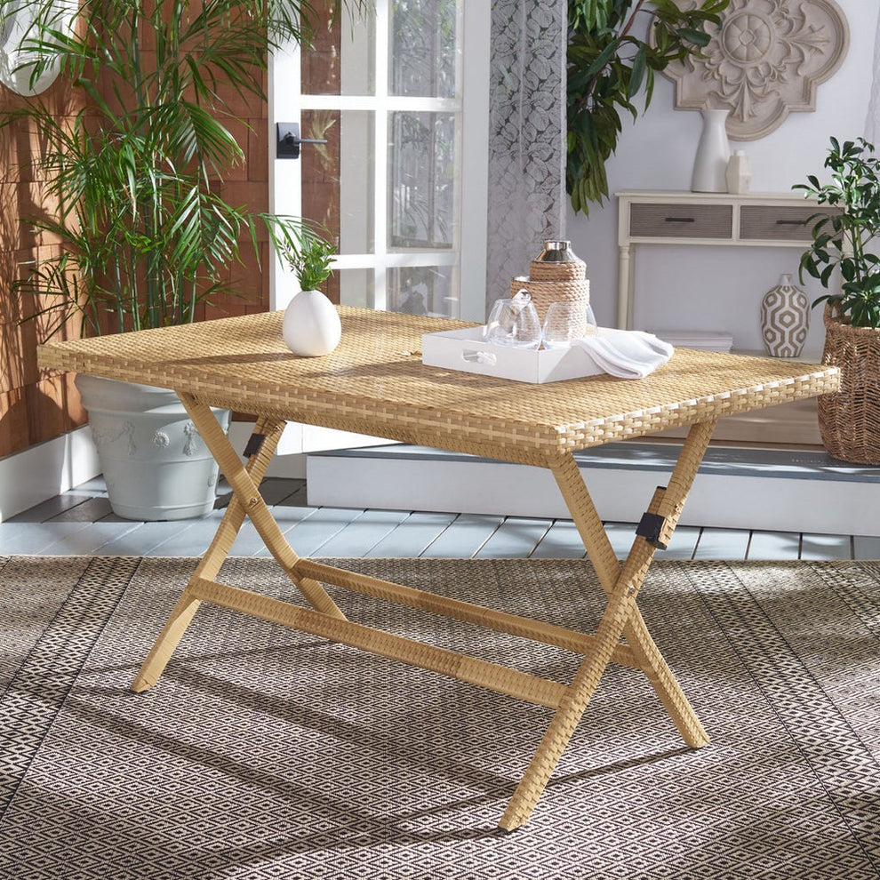Safavieh Akita Folding Table | Outdoor Tables |  Modishstore  - 18