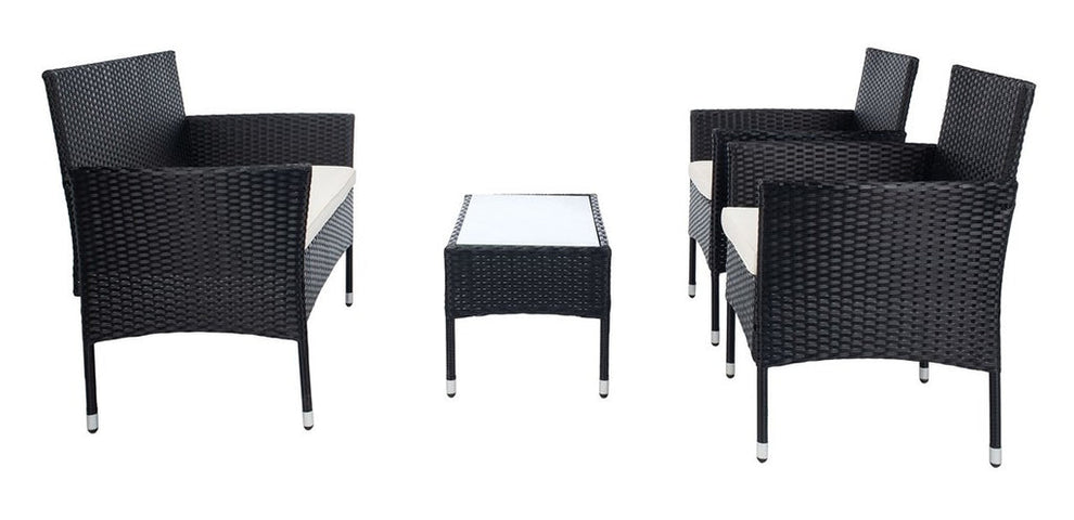 Safavieh Abdul 4Pc Living Set | Outdoor Sofas, Loveseats & Sectionals |  Modishstore  - 7