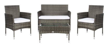 Safavieh Abdul 4Pc Living Set | Outdoor Sofas, Loveseats & Sectionals |  Modishstore  - 16