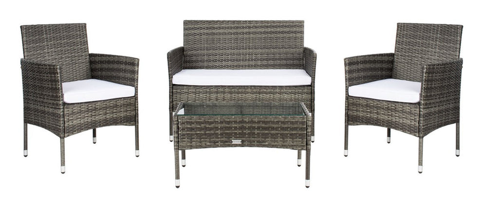 Safavieh Abdul 4Pc Living Set | Outdoor Sofas, Loveseats & Sectionals |  Modishstore  - 16