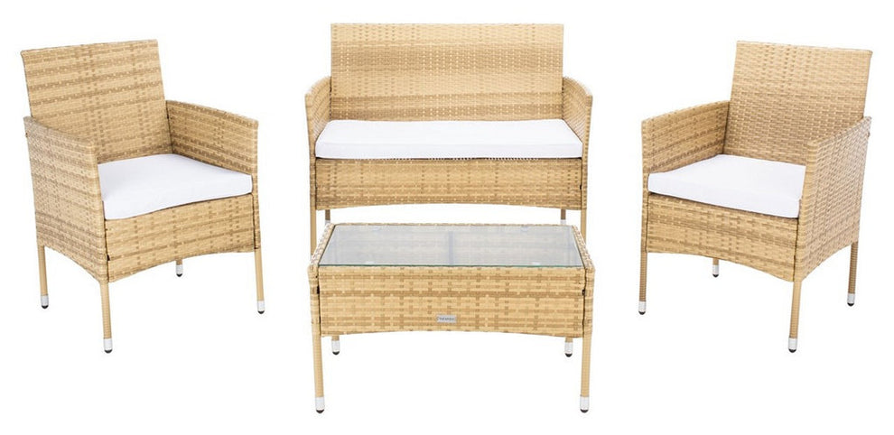 Safavieh Abdul 4Pc Living Set | Outdoor Sofas, Loveseats & Sectionals |  Modishstore  - 27