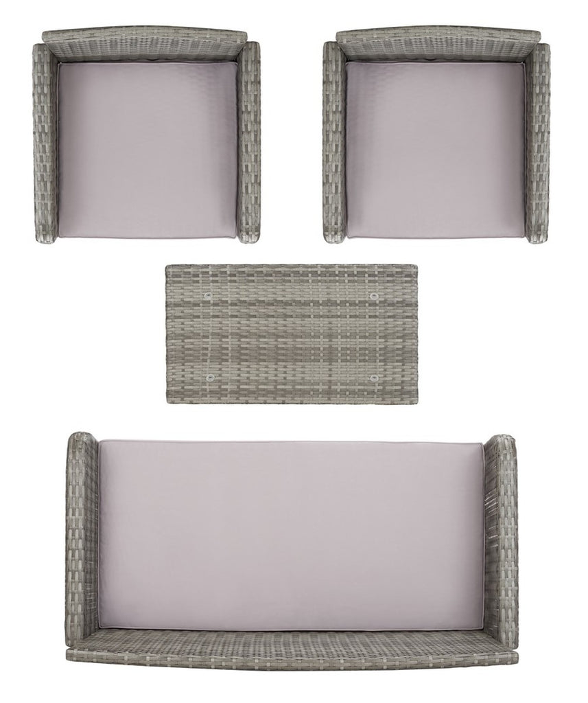 Safavieh Aboka 4Pc Living Set | Outdoor Sofas, Loveseats & Sectionals |  Modishstore  - 15