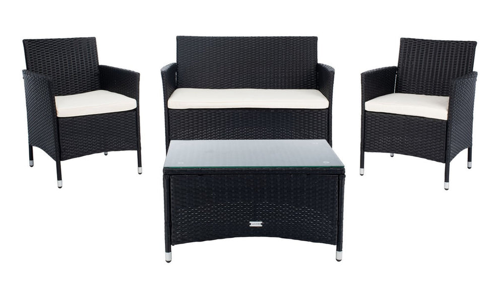 Safavieh Bandele 4Pc Living Set | Outdoor Sofas, Loveseats & Sectionals |  Modishstore  - 2