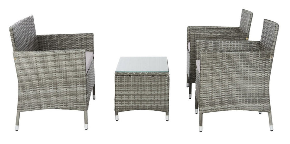Safavieh Bandele 4Pc Living Set | Outdoor Sofas, Loveseats & Sectionals |  Modishstore  - 12