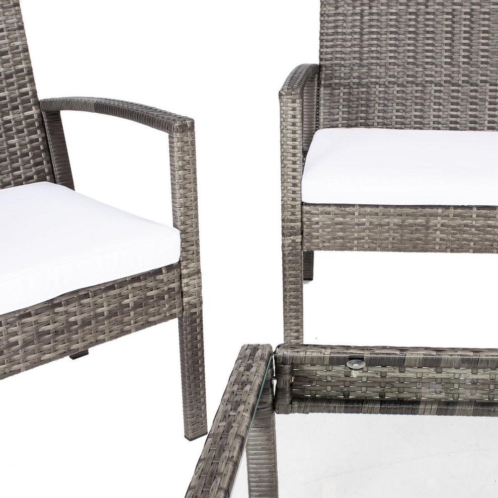 Safavieh Bassey 4Pc Living Set | Outdoor Sofas, Loveseats & Sectionals |  Modishstore  - 6