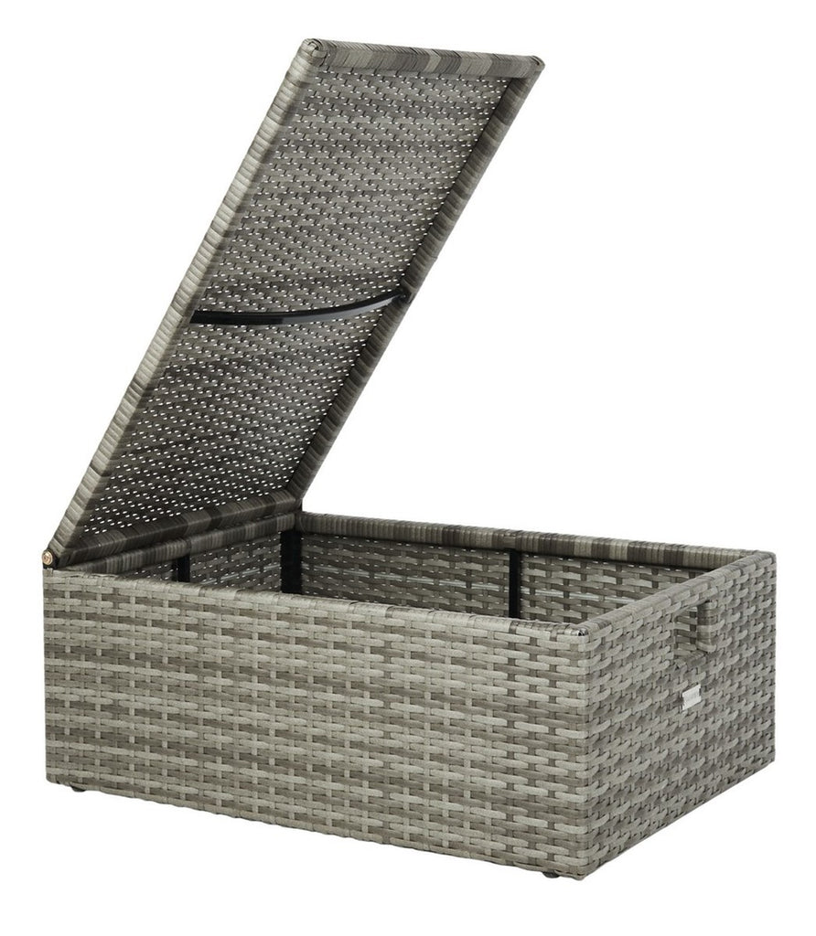 Safavieh Pramla Outdoor Sette With Ottoman | Outdoor Chaise Lounges |  Modishstore  - 16