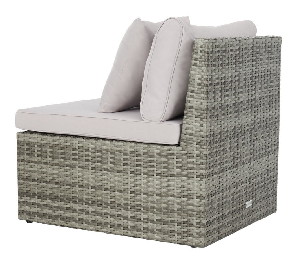Safavieh Pramla Outdoor Sette With Ottoman | Outdoor Chaise Lounges |  Modishstore  - 13