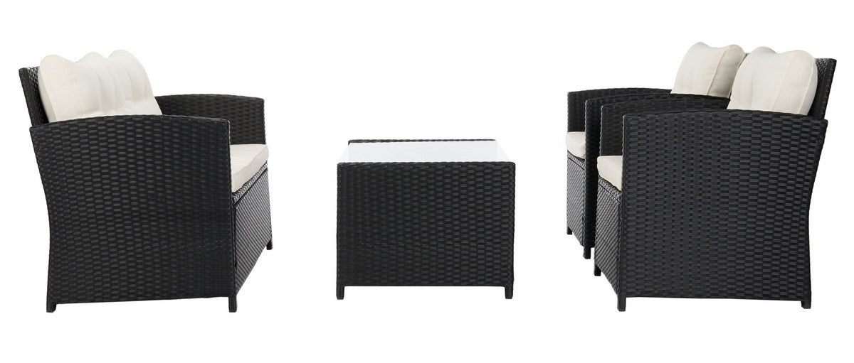 Safavieh Vellor 4Pc Living Set | Outdoor Patio |  Modishstore  - 3