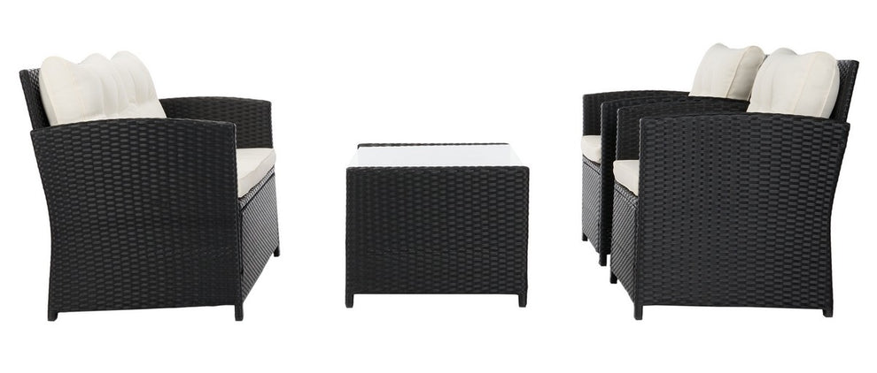 Safavieh Vellor 4Pc Living Set | Outdoor Patio |  Modishstore  - 3