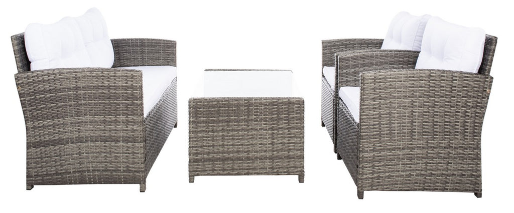 Safavieh Vellor 4Pc Living Set | Outdoor Sofas, Loveseats & Sectionals |  Modishstore  - 9