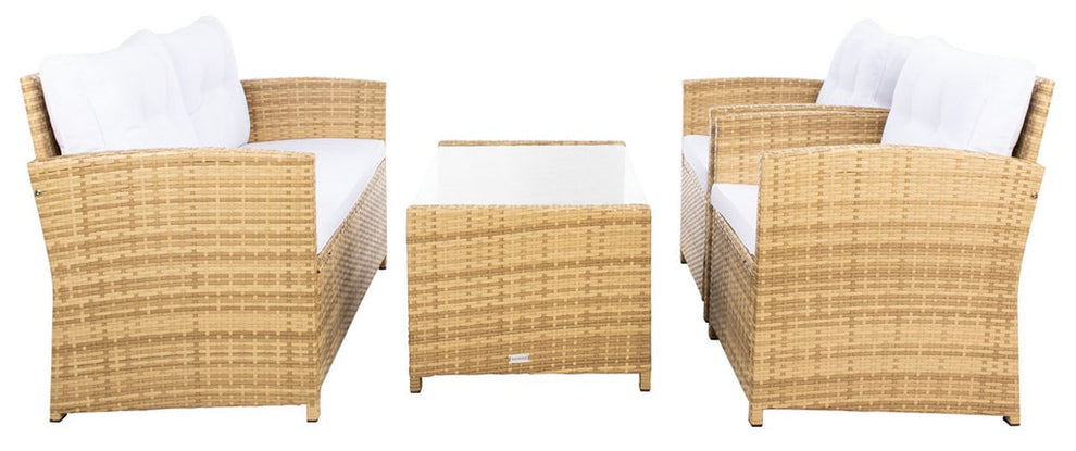 Safavieh Vellor 4Pc Living Set | Outdoor Sofas, Loveseats & Sectionals |  Modishstore  - 19