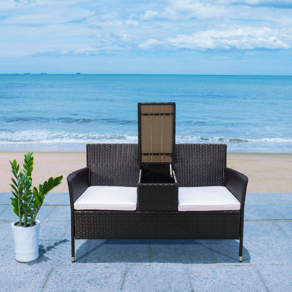 Safavieh Viora Loveseat | Outdoor Sofas, Loveseats & Sectionals |  Modishstore  - 2