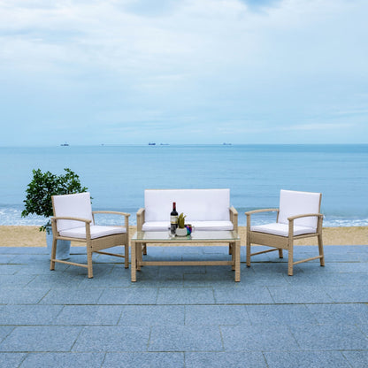 Safavieh Krissy Living Set | Outdoor Sofas, Loveseats & Sectionals |  Modishstore  - 3