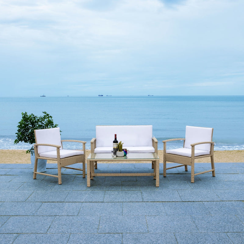 Safavieh Krissy Living Set | Outdoor Sofas, Loveseats & Sectionals |  Modishstore  - 3