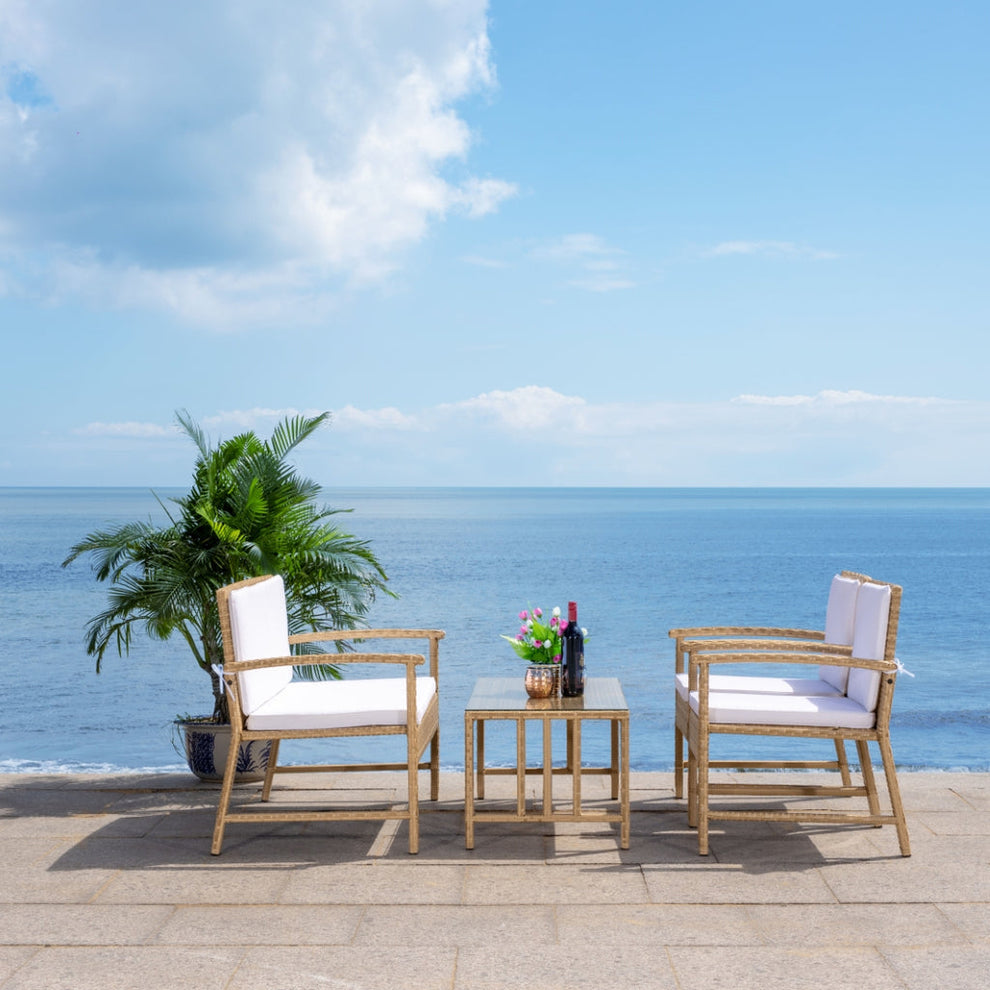 Safavieh Krissy Living Set | Outdoor Sofas, Loveseats & Sectionals |  Modishstore  - 8