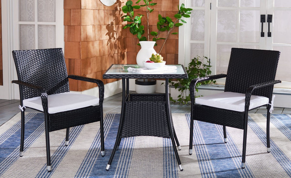 Safavieh Laban Bistro Set | Outdoor Dining Sets |  Modishstore 
