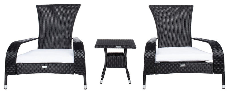 Safavieh Edna 3Pc Lounge Set | Outdoor Chairs |  Modishstore  - 2