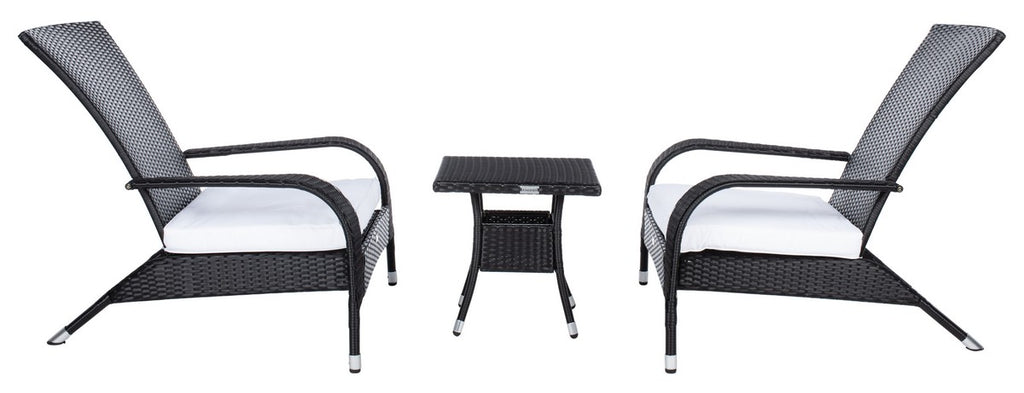 Safavieh Edna 3Pc Lounge Set | Outdoor Chairs |  Modishstore  - 8